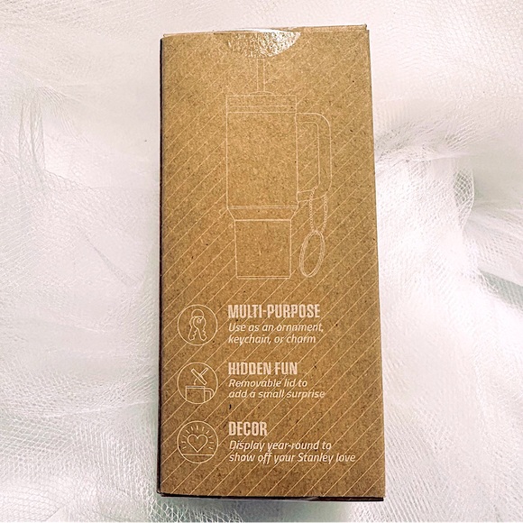 STANLEY x Target x E.L.F. ✨NWT✨ Ltd Edition Keychain Ornament in Red Delicious - Picture 2 of 6